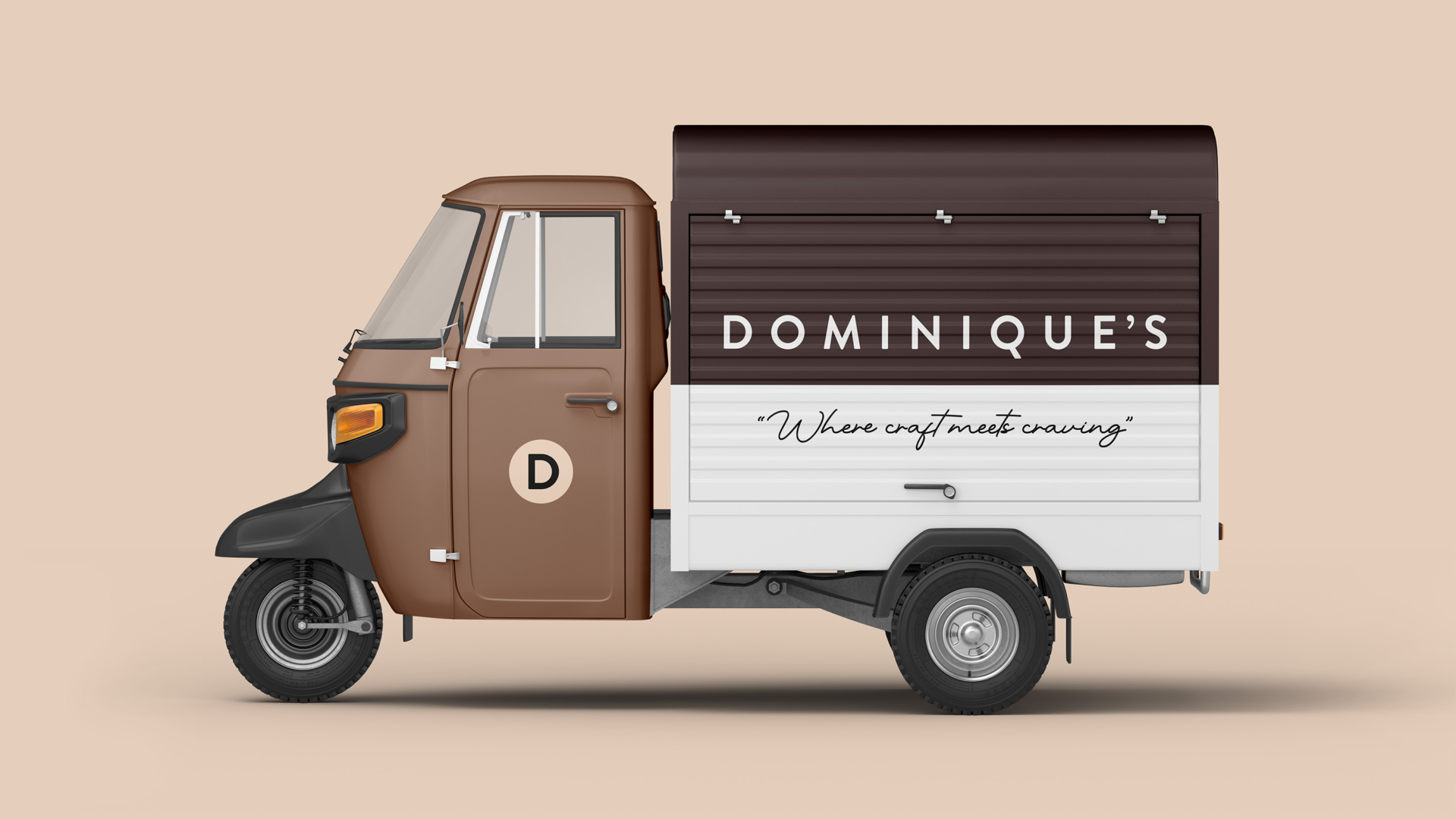 Dominique’s branded vehicle livery